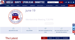 Desktop Screenshot of fairfaxgop.com