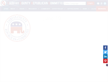 Tablet Screenshot of fairfaxgop.org